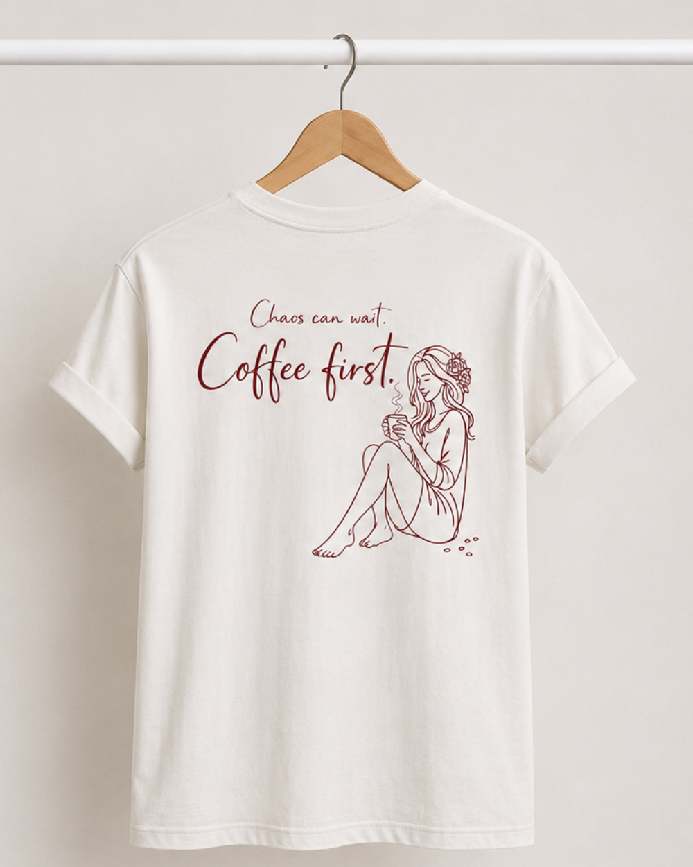 Chaos & Coffee Club | Aesthetic T-Shirt